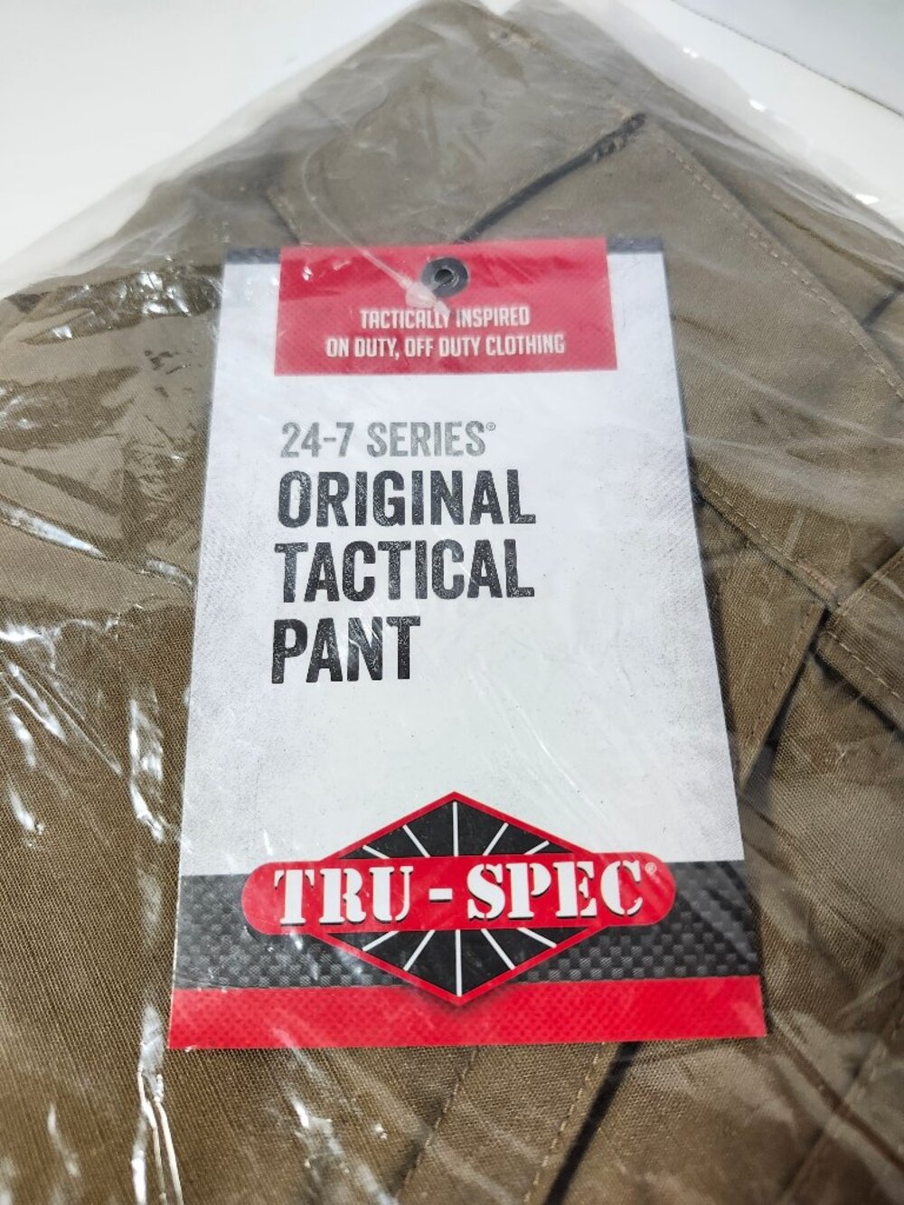 Tru-Spec 24-7 Original Tactical Pants Coyote Brown Size 50 Unhemmed NWT